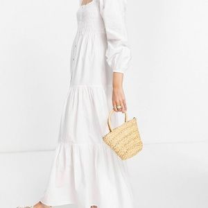 Maxi dress in white
